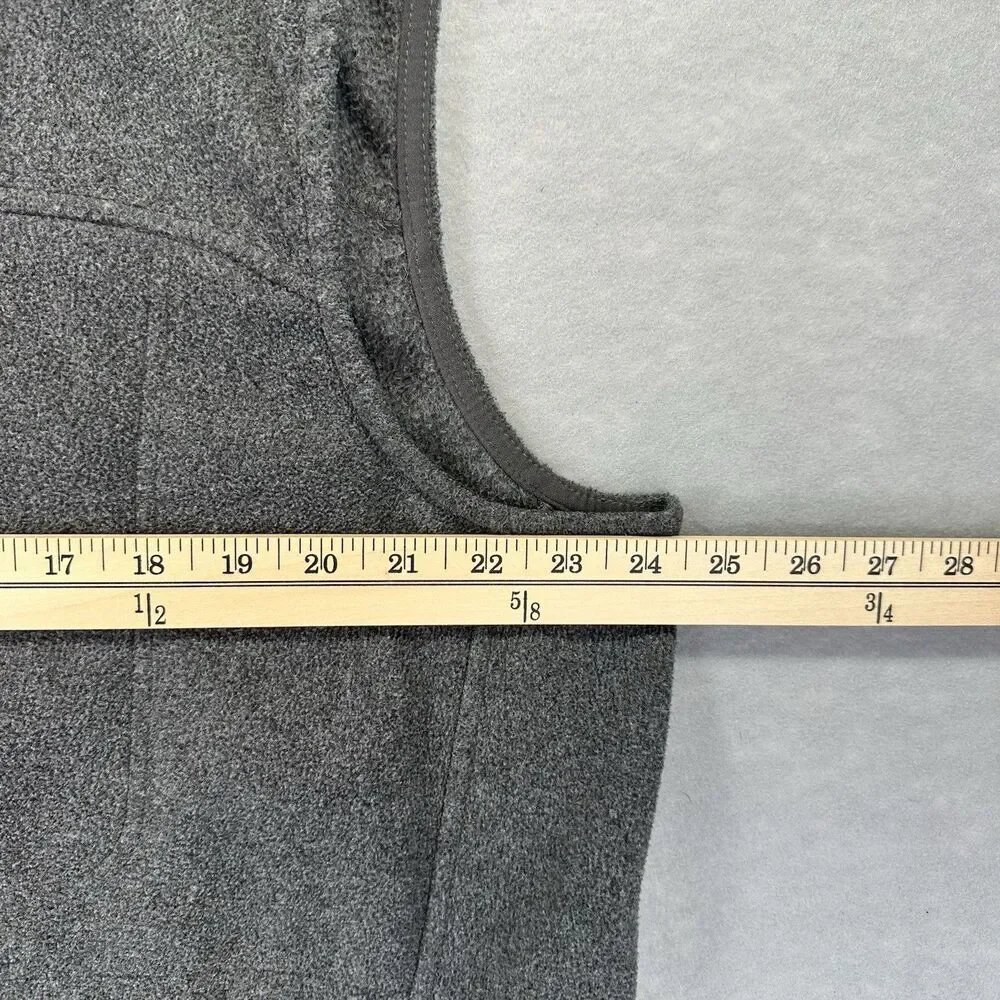 Mack’s Prairie Wings‎ Men's XL Gray Fleece Vest Hunting Multifunctional Full Zip